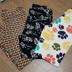 Lot of 3 Leggings Lularoe